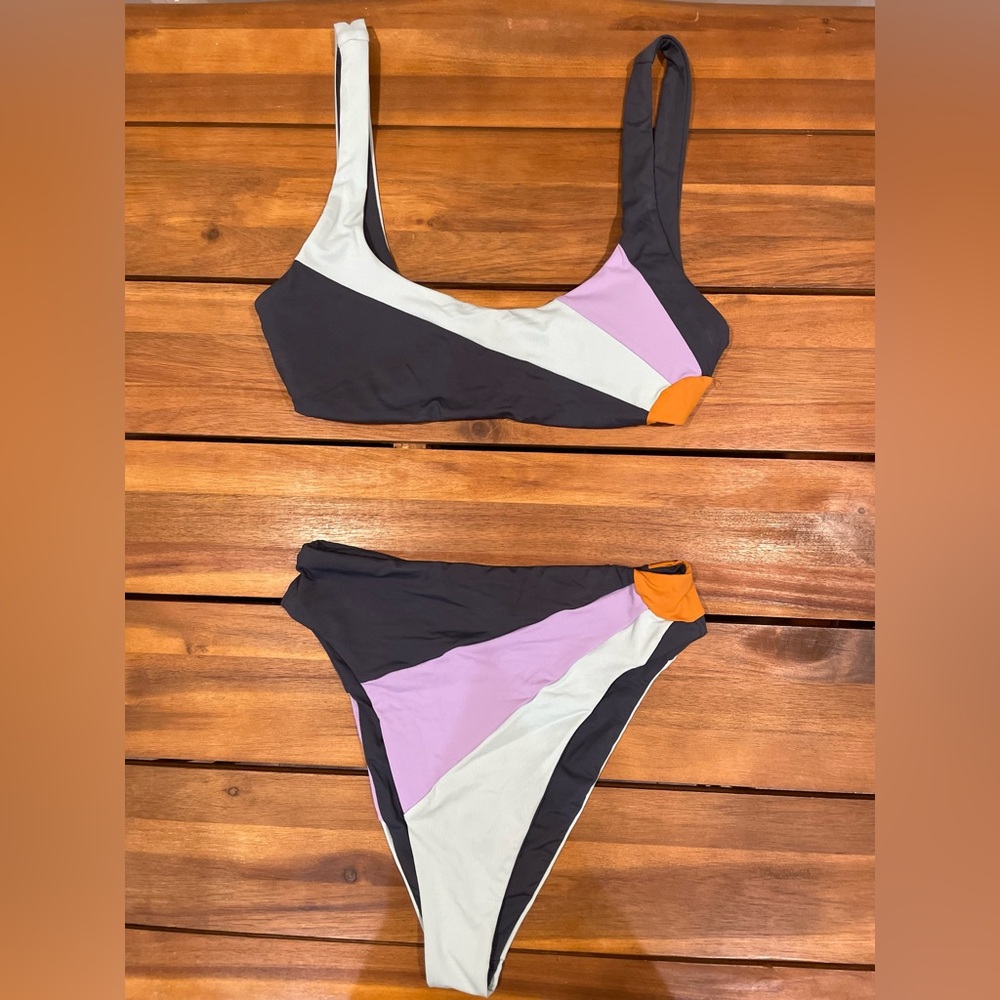 L*Space Lizzie sunburst bikini set
